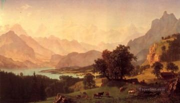 Alpes de Berna Albert Bierstadt Pinturas al óleo